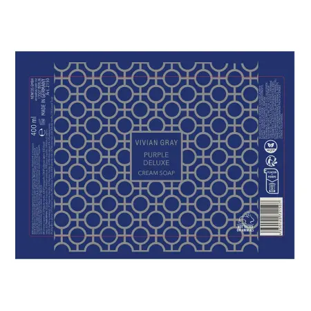 VIVIAN GRAY Крем-мыло, роскошный-фиолетовый / Vivian Gray Geometrical Cream Soap Purple Deluxe 400 мл - 2