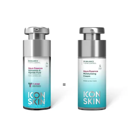 ICON SKIN Крем увлажняющий для жирной и комбинированной кожи / Re:Balance Aqua Essence 30 мл - 3