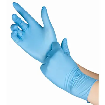 ECOLAT Перчатки нитриловые, голубые, размер XS / 5 EcoLat 100 шт - 3