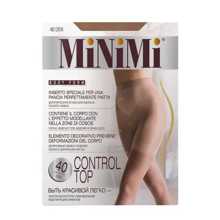 MINIMI Колготки Caramello 2, утяжка - шорты / Mini CONTROL TOP 40/140 - 1