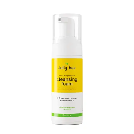 JULLY BEE Пенка для умывания для сухой и нормальной кожи лица / Jully Bee Cleansing Foam 150 мл - 1