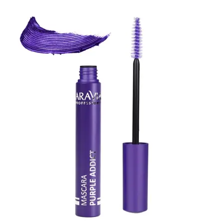 ARAVIA Professional Тушь цветная для ресниц, 03 / mascara PURPLE ADDICT 11 мл - 3