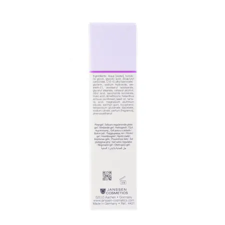 JANSSEN COSMETICS Крем легкий активный с фруктовыми кислотами / AHA Face Cream OILY SKIN 50 мл - 4