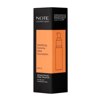 NOTE Основа тональная стойкая с матирующим эффектом 100 / MATTIFYING EXTREME WEAR FOUNDATION SPF15 30 мл, фото 4