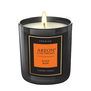 Свеча ароматическая, черный мускус / HOME PERFUMES Black Musk 600 гр