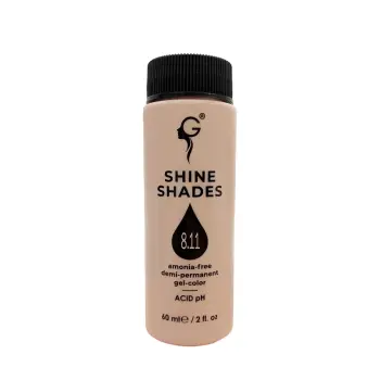 GERA Professional 8.11 гель-краситель для волос без аммиака / Shine Shades 60 мл, фото 2