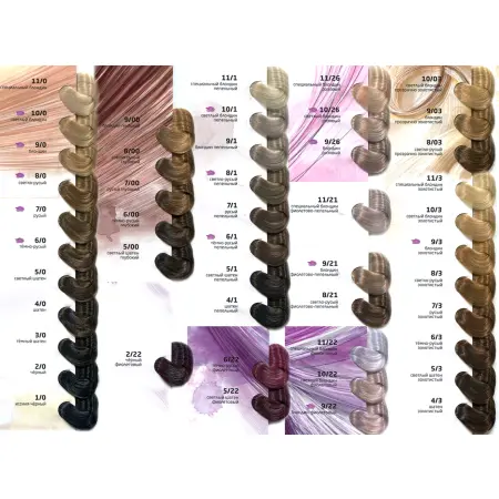 OLLIN PROFESSIONAL 4/1 краска безаммиачная для волос, шатен пепельный / SILK TOUCH 60 мл - 9