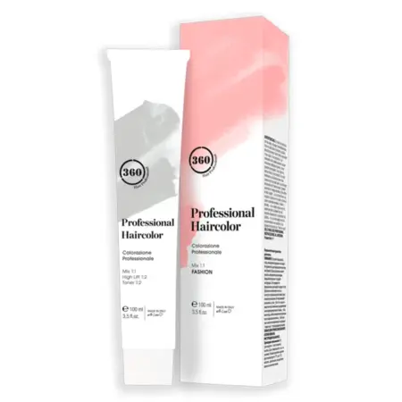 360 HAIR PROFESSIONAL 8.3 краситель перманентный для волос, светлый золотистый блондин / Permanent Haircolor 100 мл - 2