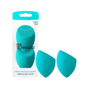 REAL TECHNIQUES Набор спонжей для макияжа, 2 шт / Real Techniques Miracle Airblend Sponges, фото 2