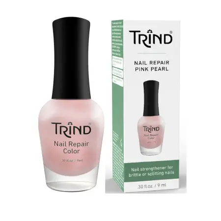 TRIND Укрепитель для ногтей розовый перламутр / Nail Repair Pink Pearl 9 мл - 1