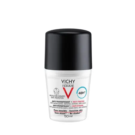 VICHY Дезодорант-антиперспирант против пятен 48 часов / Vichy Homme 50 мл - 1