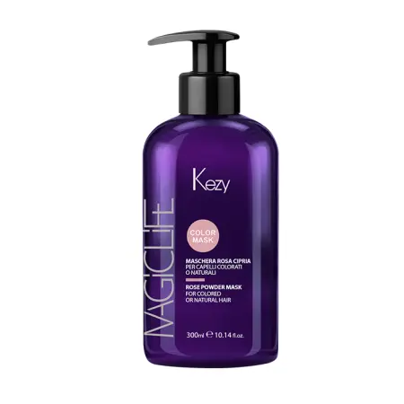 KEZY Маска Пудра для окрашенных или натуральных волос / Rose powder mask for colored or natural hair 300 мл - 1