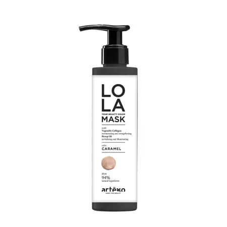 ARTEGO Маска оттеночная для волос, карамель / LO LA MASK Caramel 200 мл - 1