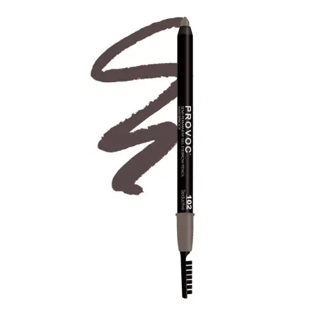 PROVOC Подводка гелевая в карандаше для бровей, 102 коричневый / Eye Brow Liner - 3