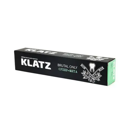KLATZ Паста зубная для мужчин Супер-мята / BRUTAL ONLY 75 мл - 2