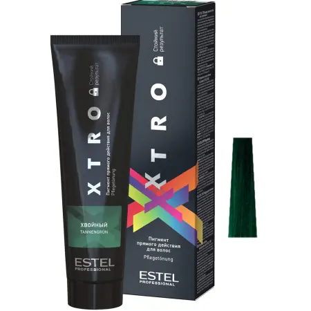 ESTEL PROFESSIONAL Пигмент прямого действия для волос, хвойный / XTRO BLACK 100 мл - 2
