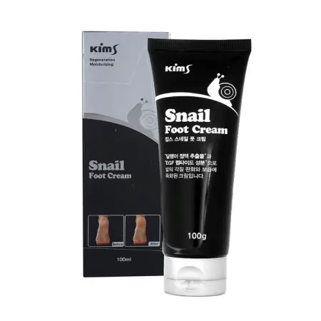 KIMS Крем для ног с мочевиной от мозолей и натоптышей Kims Snail Foot Cream 100 мл - 3