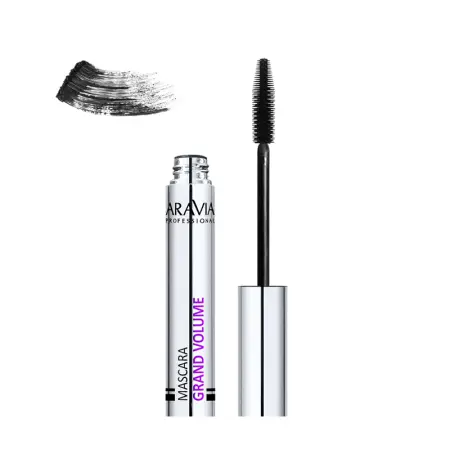 ARAVIA Professional Тушь стойкая для придания объема, 01 / mascara GRAND VOLUME 10 мл - 3