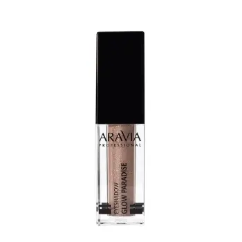 Тени жидкие сияющие для век, 02 Antique Taupe / ARAVIA Professional Glow Paradise 5 мл