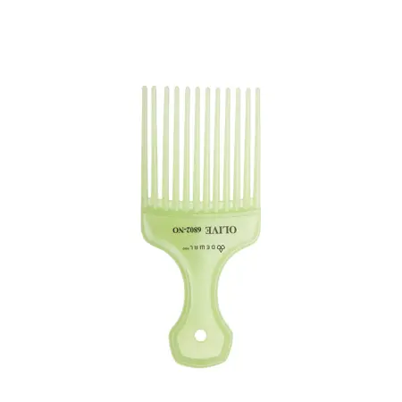 DEWAL PROFESSIONAL Гребень Olive моделирующий, антистатик (зеленый) 6,7*15,8 см - 1