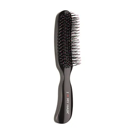 I LOVE MY HAIR Щетка парикмахерская для волос Therapy Brush, черная глянцевая M - 4