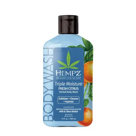 HEMPZ Гель для душа, тройное увлажнение / Hempz Triple Moisture Fresh Citrus Herbal Body Wash 500 мл - 1