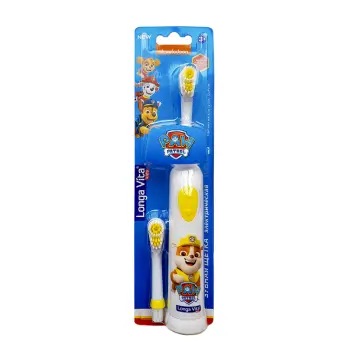 LONGA VITA Щетка зубная детская ротационная от 3-х лет, 2 насадки / Longa Vita Paw Patrol, фото 3