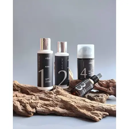 AXIONE LABORATORY Пудра энзимная ANTI-ACNE ЭТАП 1 / MAN PRO 100 мл - 4