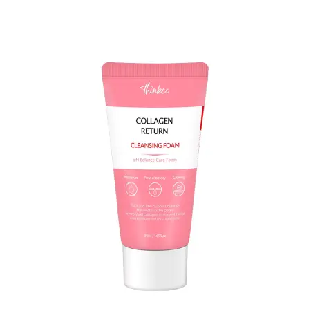 THINKCO Пенка для умывания с коллагеном / Thinkco Collagen return cleansing foam 50 мл - 1