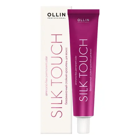 OLLIN PROFESSIONAL 9/8 краска безаммиачная для волос, блондин жемчужный / SILK TOUCH 60 мл - 2