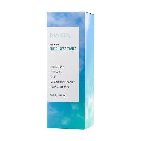 MAKE9 Тонер увлажняющий для лица / THE PURIEST TONER 300 мл - 2