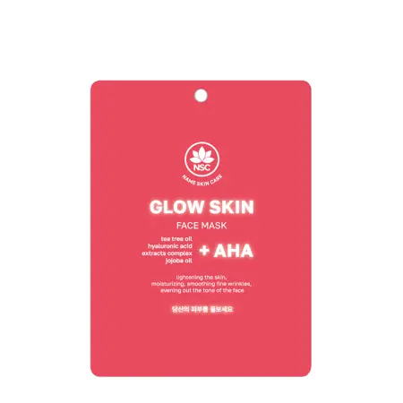 NAME SKIN CARE Маска тканевая для лица сияние кожи с AHA-кислотами / NSC 22 гр - 1