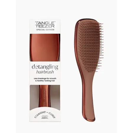 TANGLE TEEZER Расческа для волос / The Ultimate Detangler Chrome Chocolate Bronze - 9