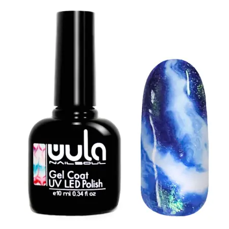 WULA NAILSOUL Гель-лаковое покрытие с эффектом растекания / Waterway gel coat 10 мл - 1