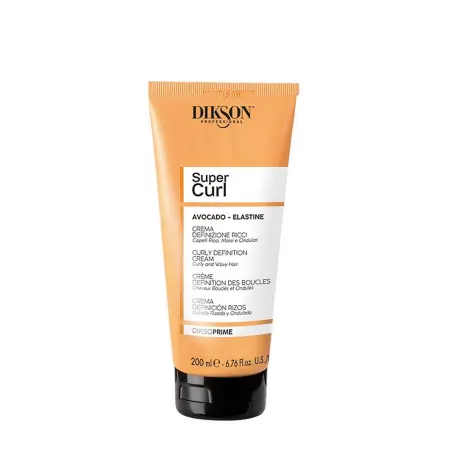 DIKSON Крем для кудрявых и волнистых волос с маслом авокадо и эластином / Curl Definition Cream 200 мл - 1