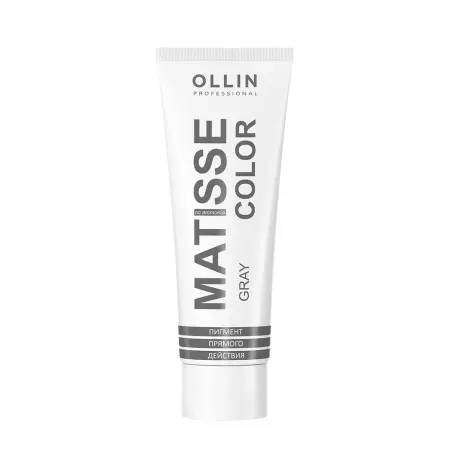 OLLIN PROFESSIONAL Пигмент прямого действия, серый / Gray MATISSE COLOR 100 мл - 1