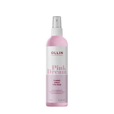 OLLIN PROFESSIONAL Спрей тонирующий розовый для волос / PINK DREAM 150 мл - 1