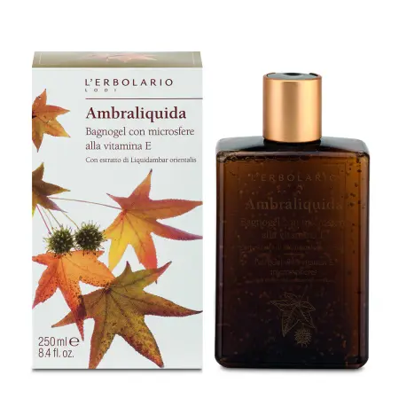 LERBOLARIO Гель для душа с витамином Е / Ambraliquida Bath Gel With Vitamin E 250 мл - 2