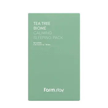 Маска ночная успокаивающая для лица с чайным деревом / Tea Tree Biome Calming Sleeping Pack 20*4 мл