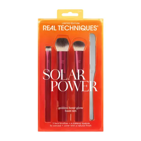REAL TECHNIQUES Набор для макияжа / Real Techniques Solar Power Golden Hour Glow Base Set - 1