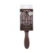 SOLOMEYA Расческа массажная для волос с натуральной щетиной, коричневая / Hair Brush with natural boar bristle Brown, фото 5