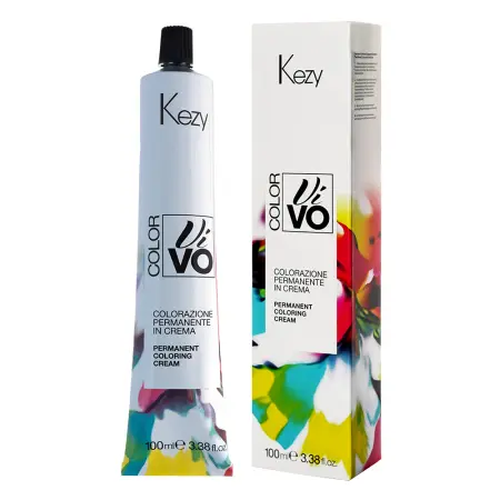 KEZY 6.16 Крем-краска перманентная для волос, темный блондин пепельный интенсивный / Color Vivo 100 мл - 2