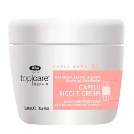 LISAP MILANO Маска разглаживающая для вьющихся и непослушных волос / Тор Care Repair Elasticising Mask Curly and Frizzy Hair 500 мл - 2