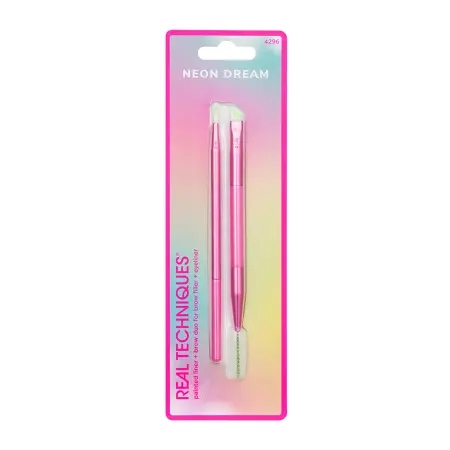 REAL TECHNIQUES Набор кистей для макияжа глаз и бровей / Real Techniques Neon Dream Painted Liner + Brow Duo - 1