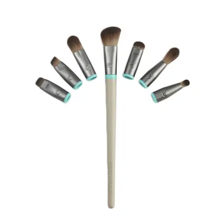 ECOTOOLS Набор кистей для макияжа глаз (7 сменных насадок и 1 ручка) Interchangeables Total Renewal Eye Kit - 8