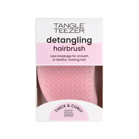 TANGLE TEEZER Расческа для волос / Thick & Curly Dusky Pink - 9