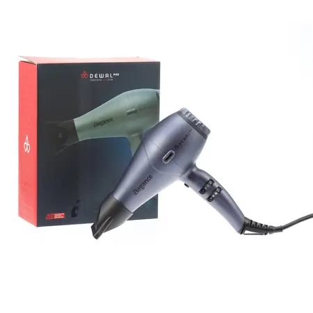 DEWAL PROFESSIONAL Фен Elegance лиловый, ионизация, 2 насадки, 2300 Вт - 7