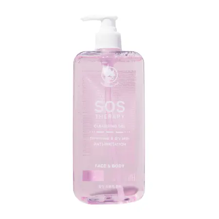 NAME SKIN CARE Гель очищающий 2в1 для нормальной и сухой кожи лица и тела / SOS THERAPY 500 мл - 1