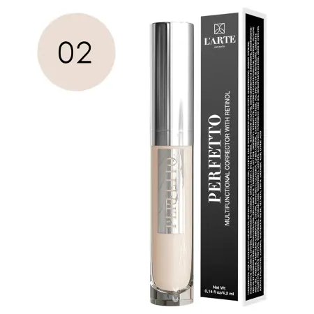 LARTE DEL BELLO Корректор многофункциональный, тон 02 / PERFETTO 4,2 гр - 2