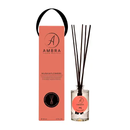 AMBRA Аромадиффузор, мускус и цветы / Musk & Flowers Ambra 50 мл - 1